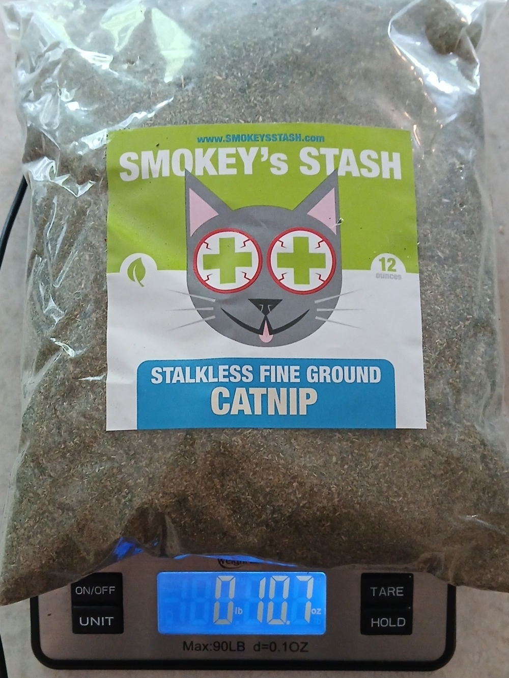 Smokey's Stash Stalkless Fine Ground Catnip 10.7 Oz